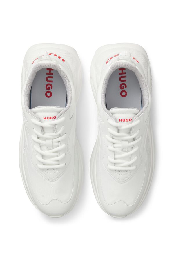 HUGO Chinelos de quarto contempor&acirc;neos Branco