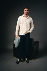 OOTO Polo manga larga Beige