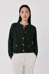 Cortefiel Short button jacket Kaki