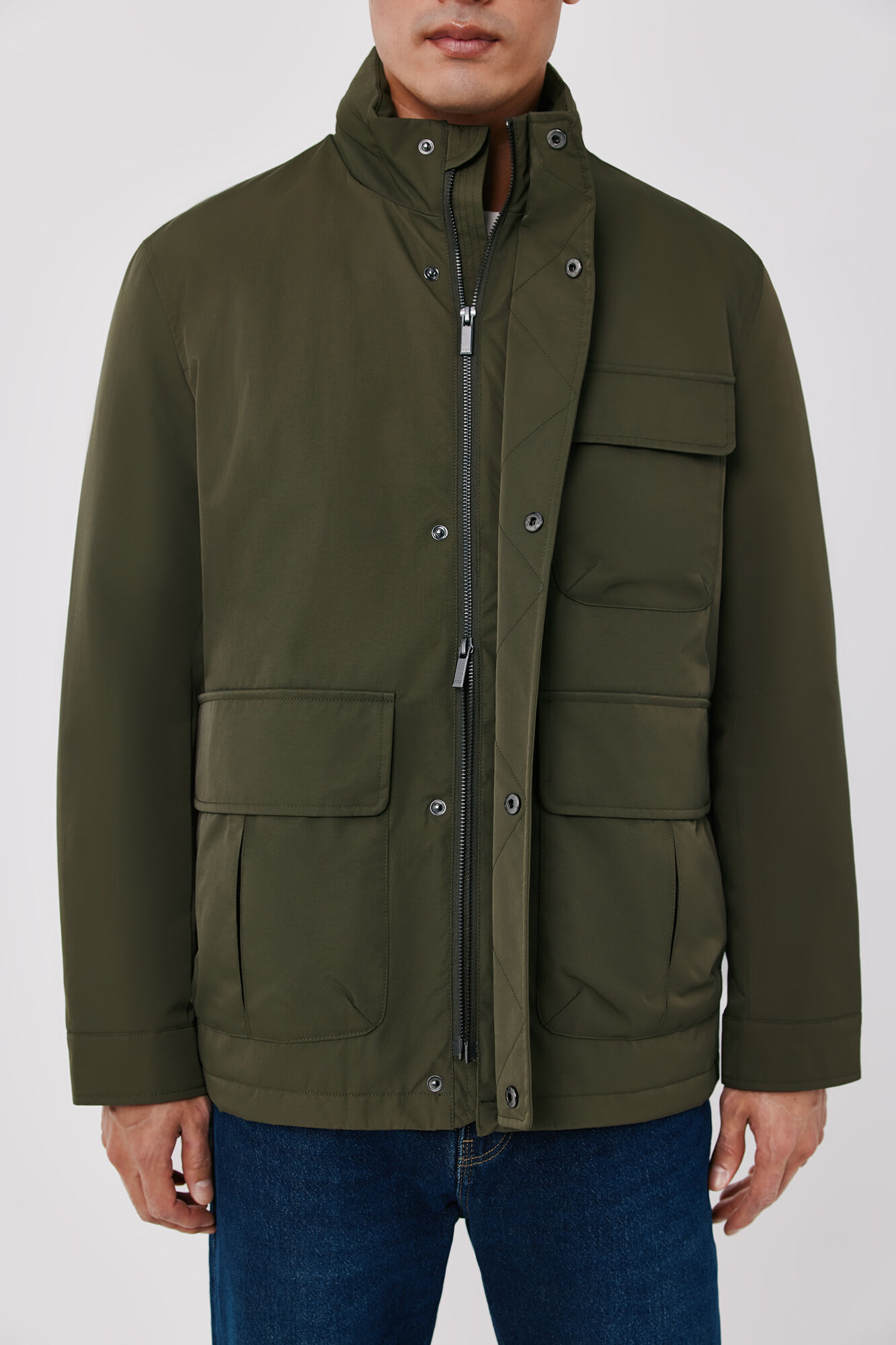 Cortefiel Field jacket with 3 pockets