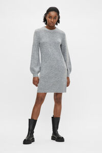 Cortefiel Jersey-knit dress Grey