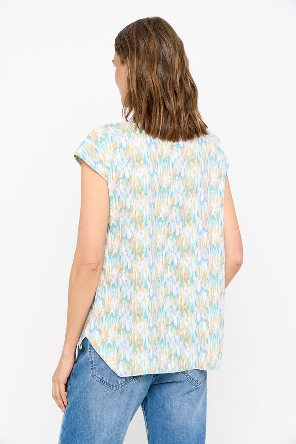 Cortefiel Fluid V-neck blouse Multicolour