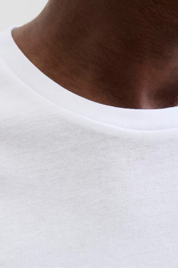 Jack & Jones T-shirt básica com logo Branco