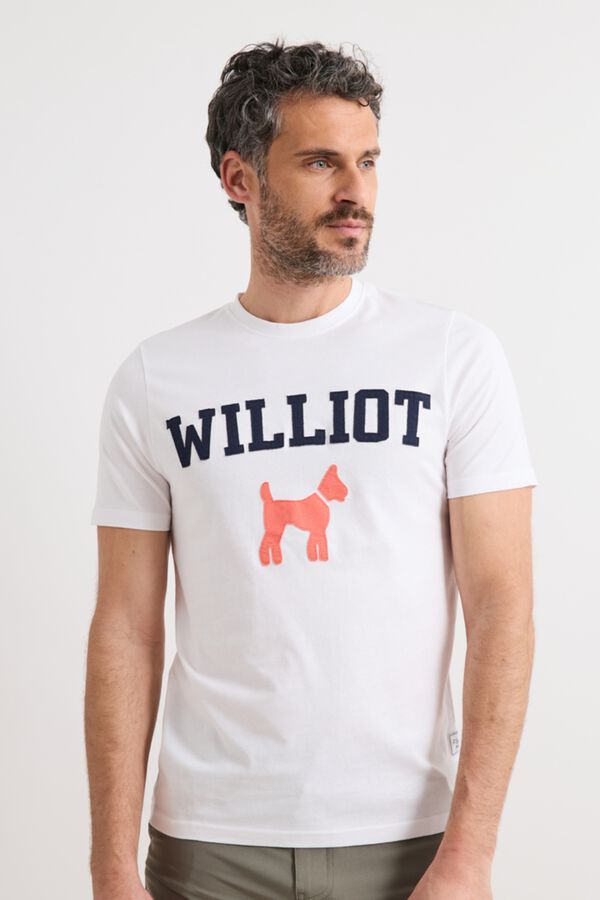 Williot Patch logo T-shirt White