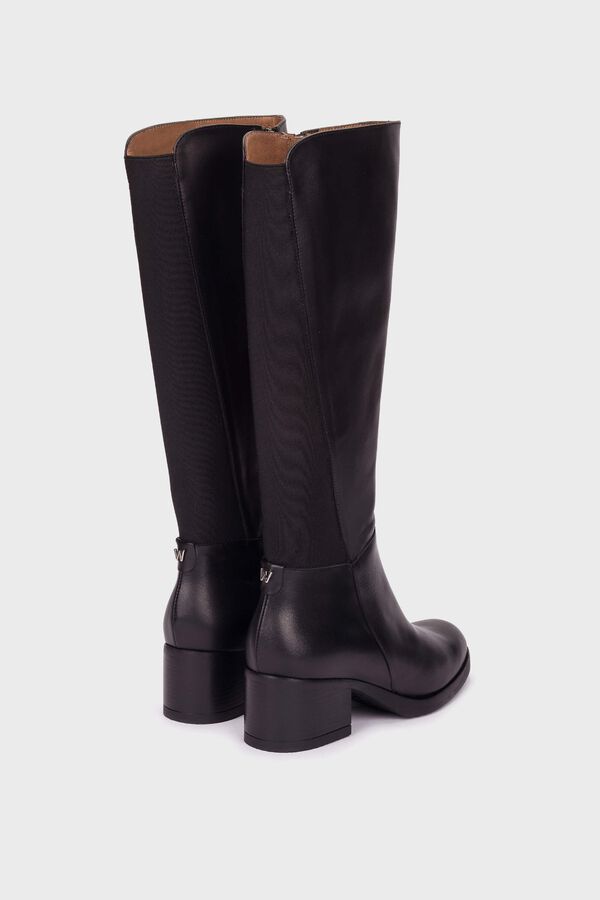 Wonders Botas de couro Santa Fe 62 Preto