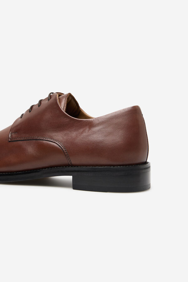 Cortefiel Lace-up dress shoe Dark brown