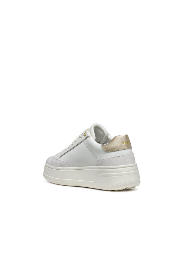 Cortefiel Tênis femininos super acolchoados Branco