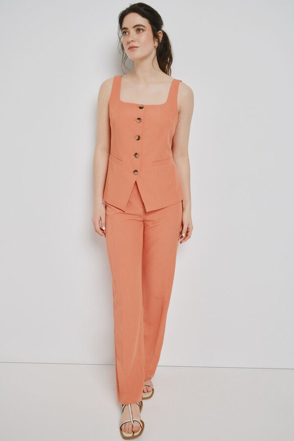 Vero Moda Top estilo colete Laranja