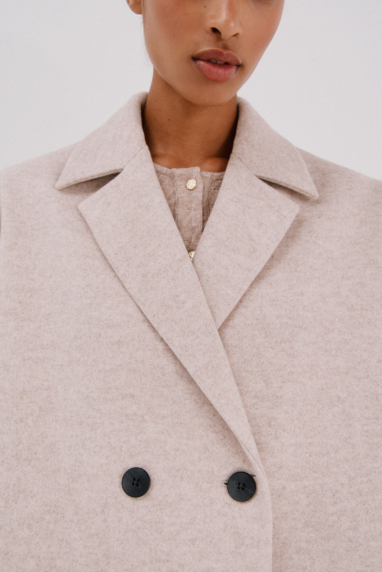 Cortefiel Short unstructured coat