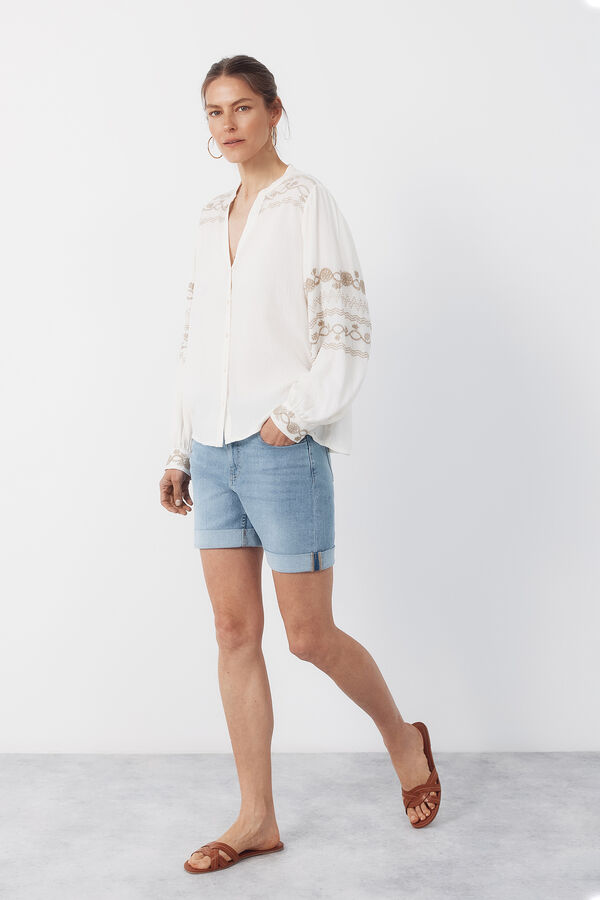 Cortefiel Jeans shorts Navy