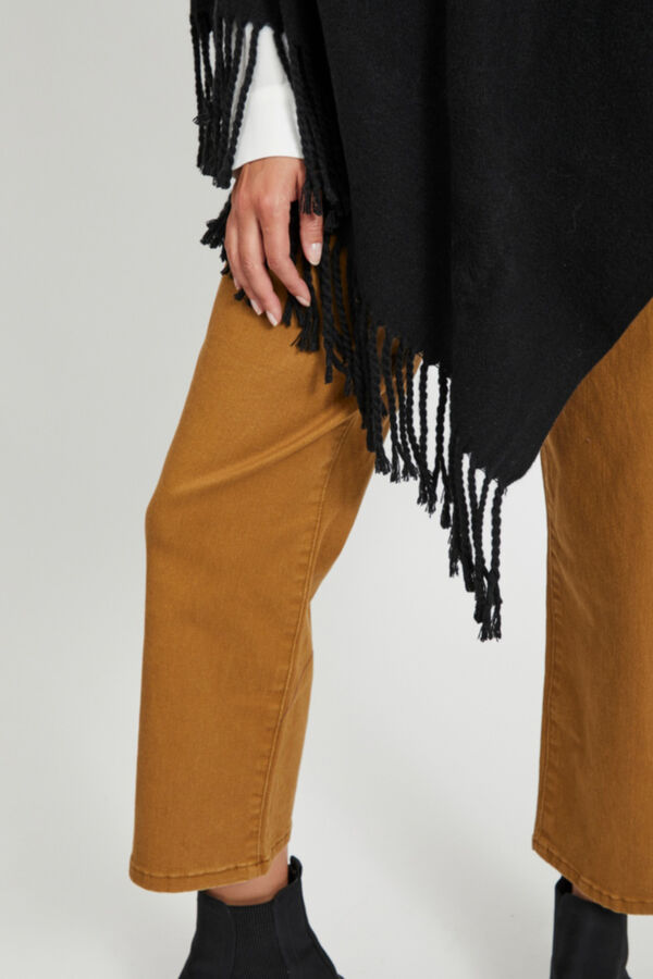 Object Poncho cuello vuelto Negro