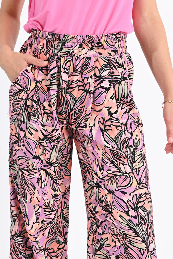 Cortefiel Women's trousers with printed motif Multicolour