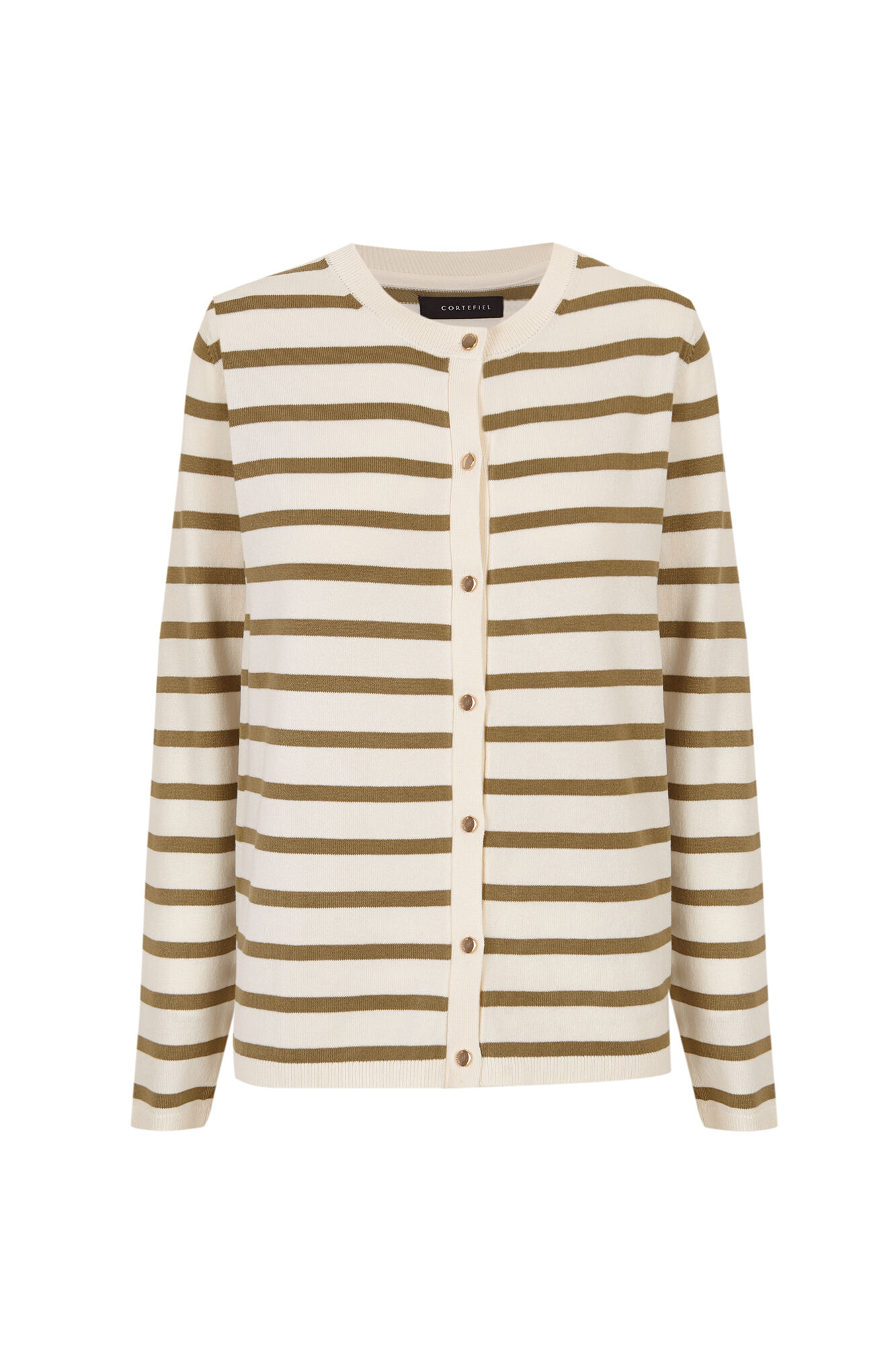 Cortefiel Striped knit jacket