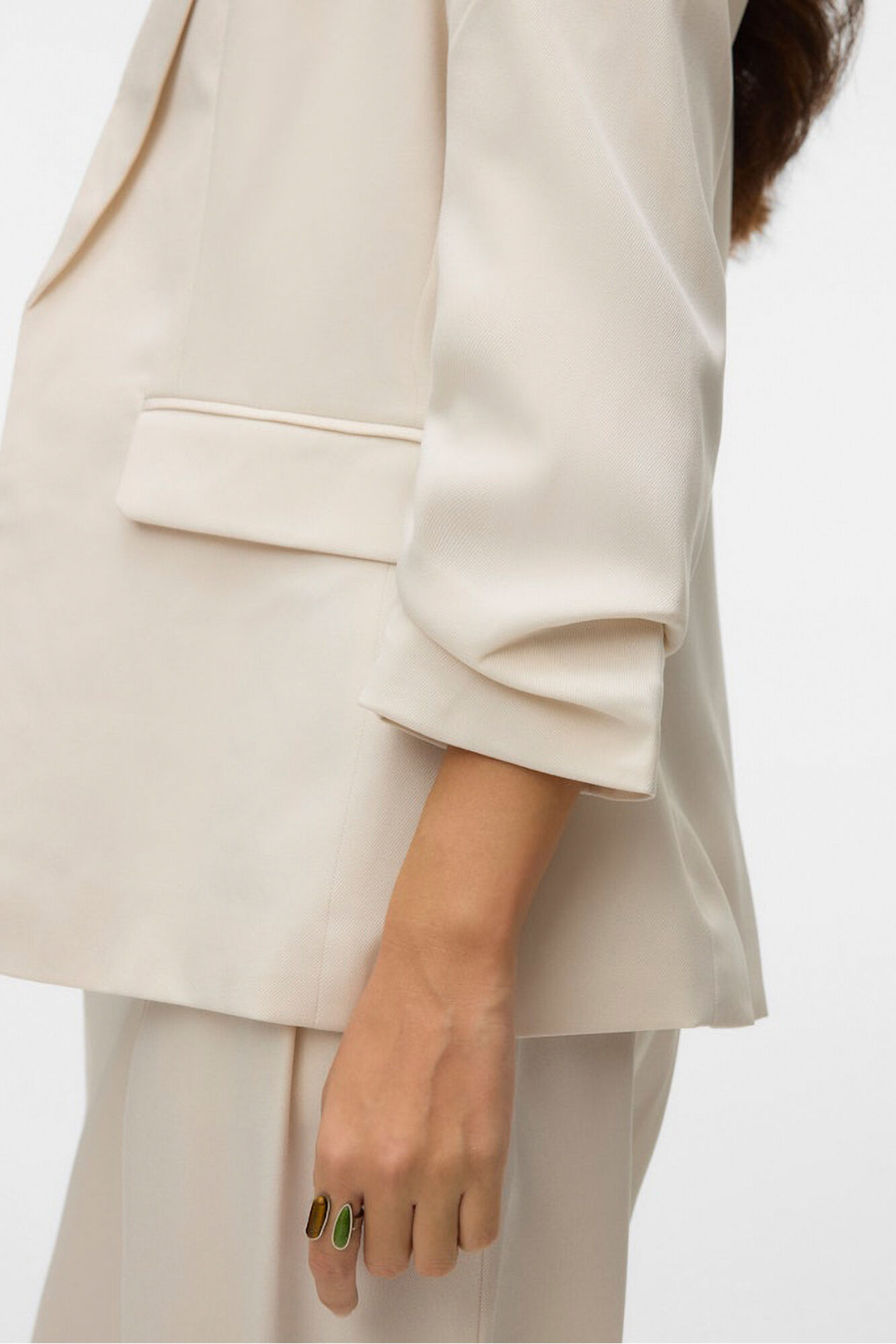 Vero Moda Blazer de mujer con solapas con manga 3/4