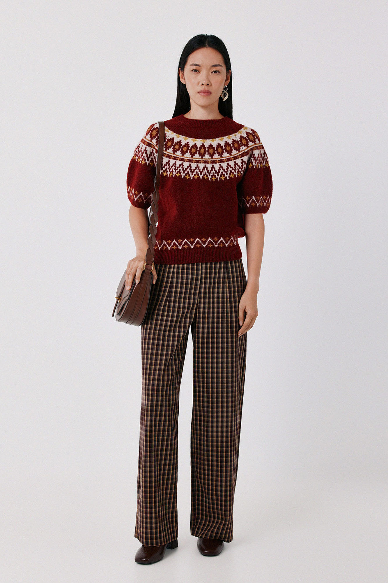 Cortefiel Positional fair isle jumper