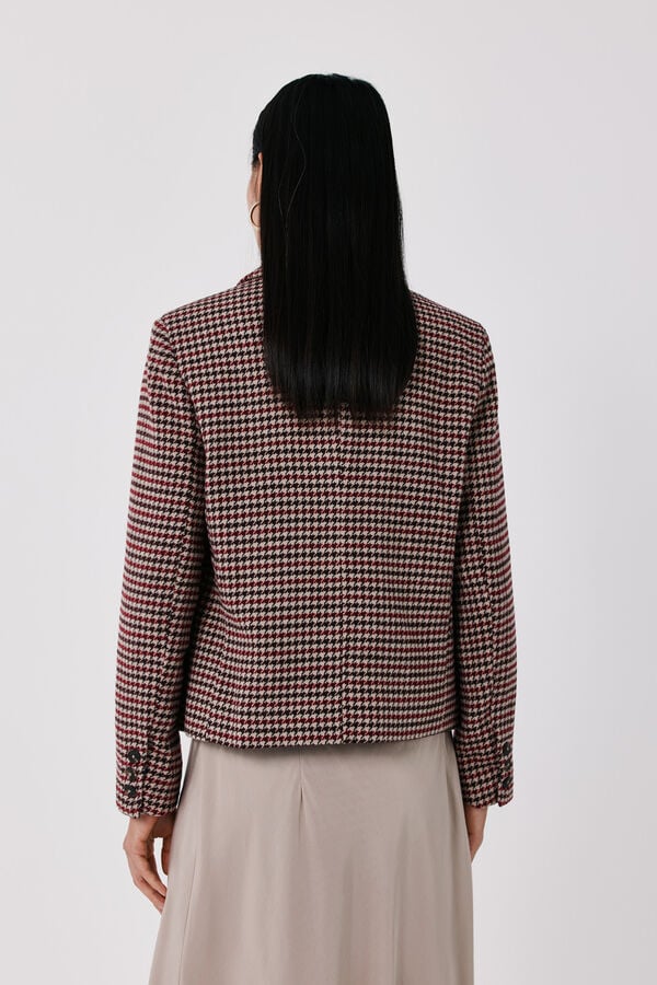 Cortefiel Short blazer Maroon