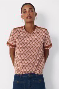 Cortefiel Hemstitch detail t-shirt