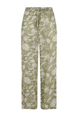 Cortefiel Cal&ccedil;a fluida estampada Verde