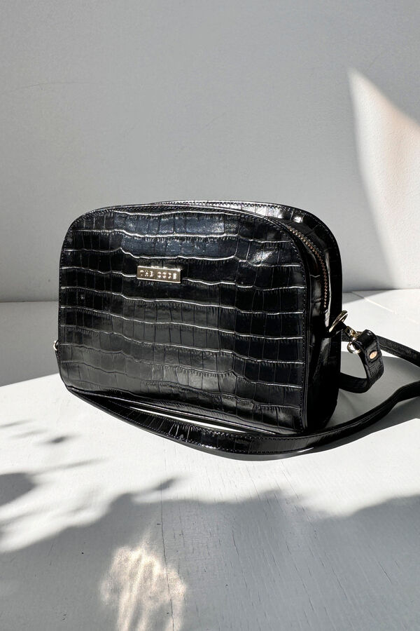 The Code Bandolera casandra chocolate Marr&oacute;n oscuro