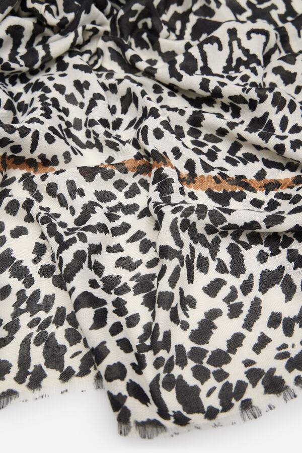 Cortefiel Ethnic scarf Black