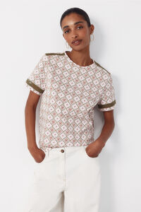 Cortefiel Camiseta detalle vainicas