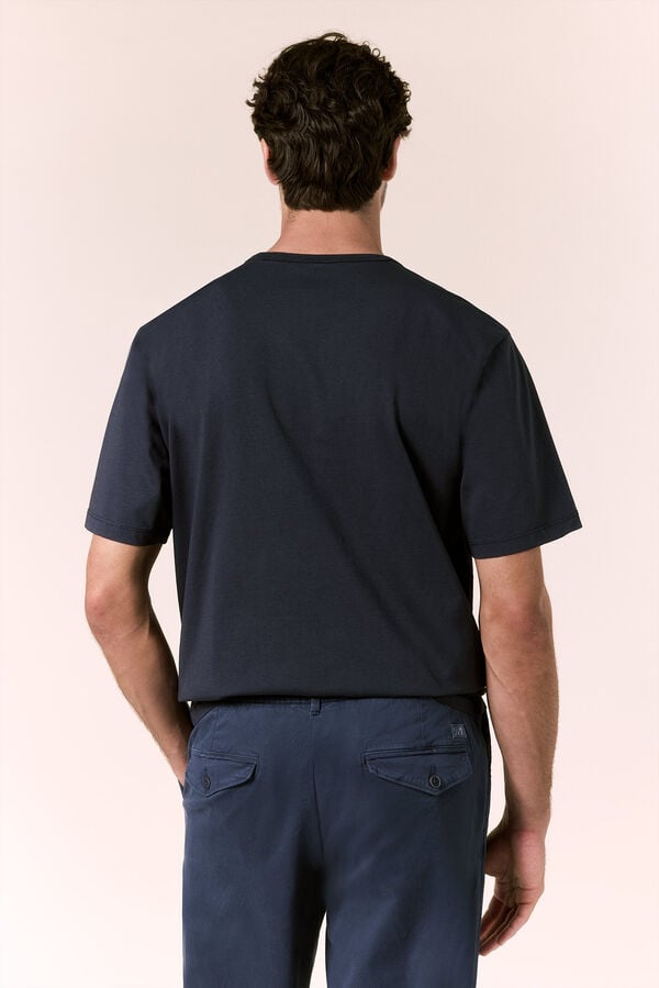 OOTO T-shirt com logo grande Azul