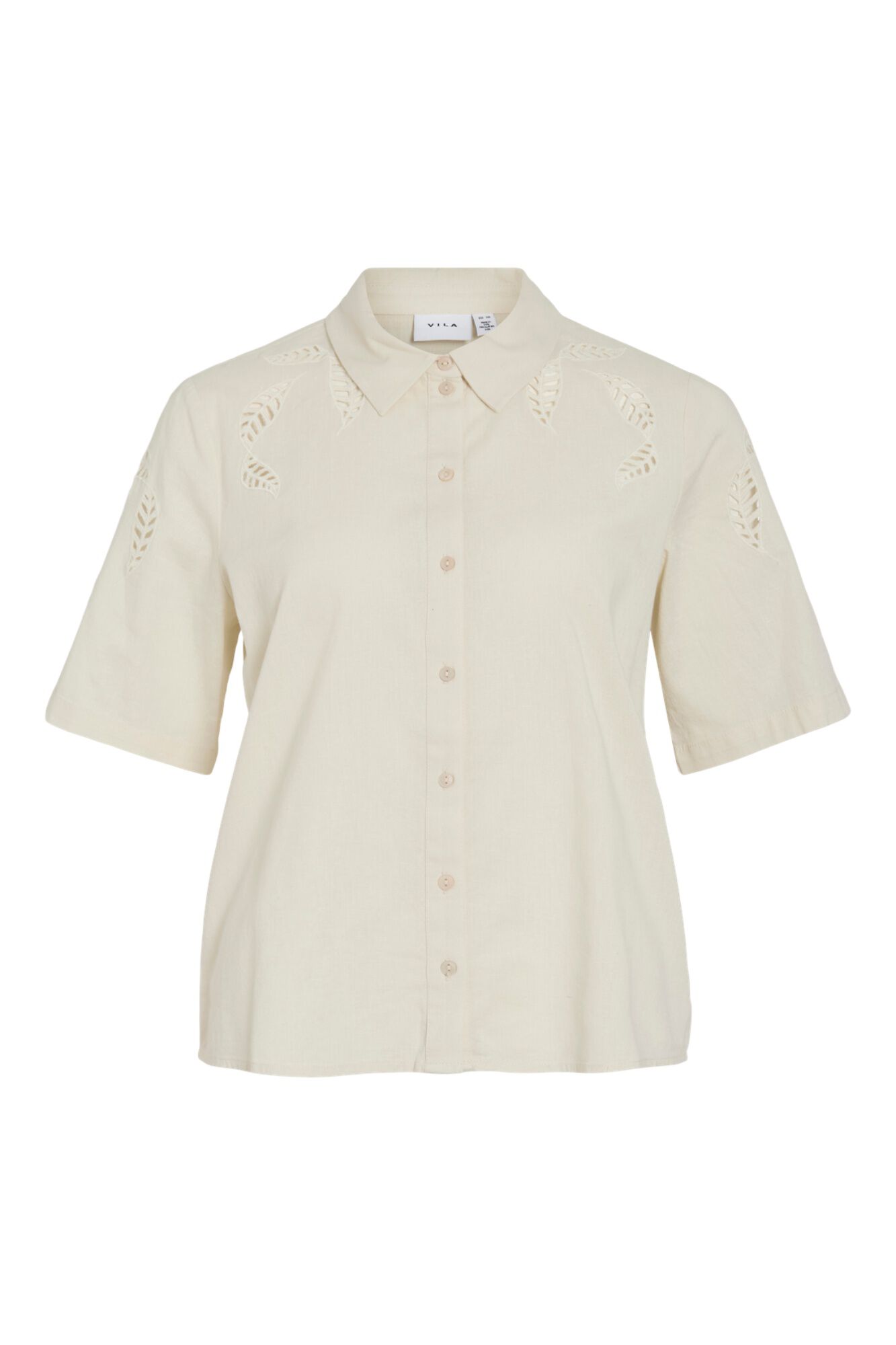 Vila Camisa de manga curta com bordados