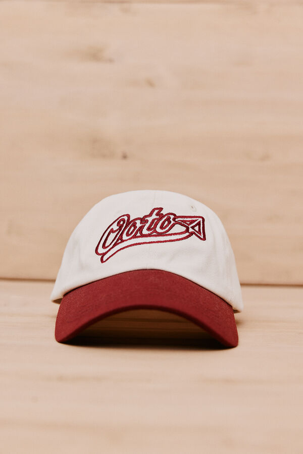 OOTO Gorra visera textil Beige