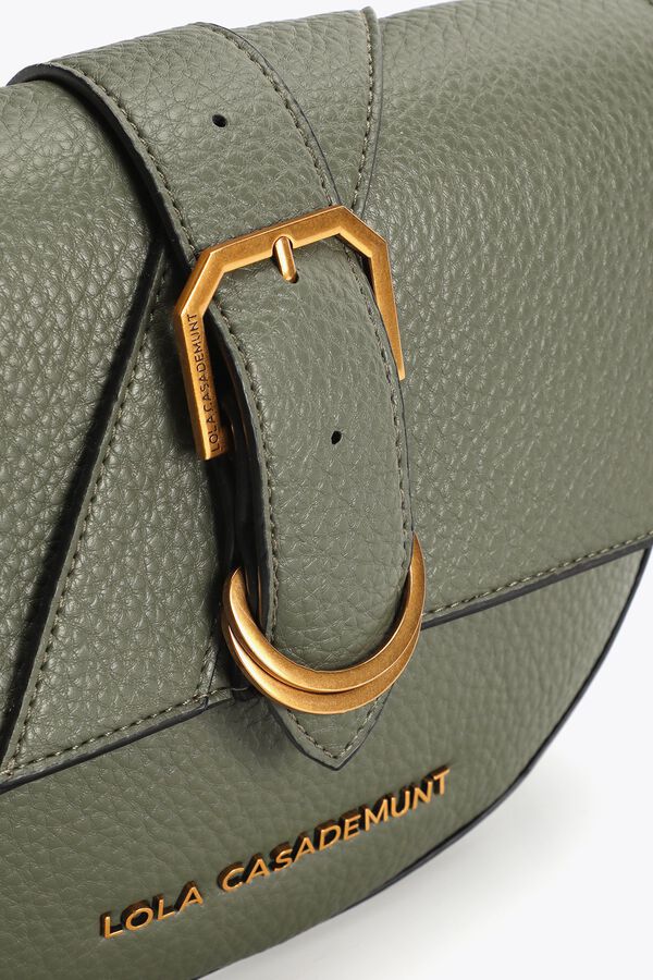 Lola Casademunt Crossbody bag with belt detail Kaki