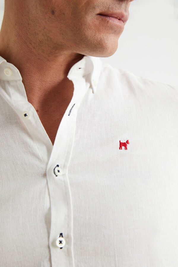 Williot Camisa linho Branco