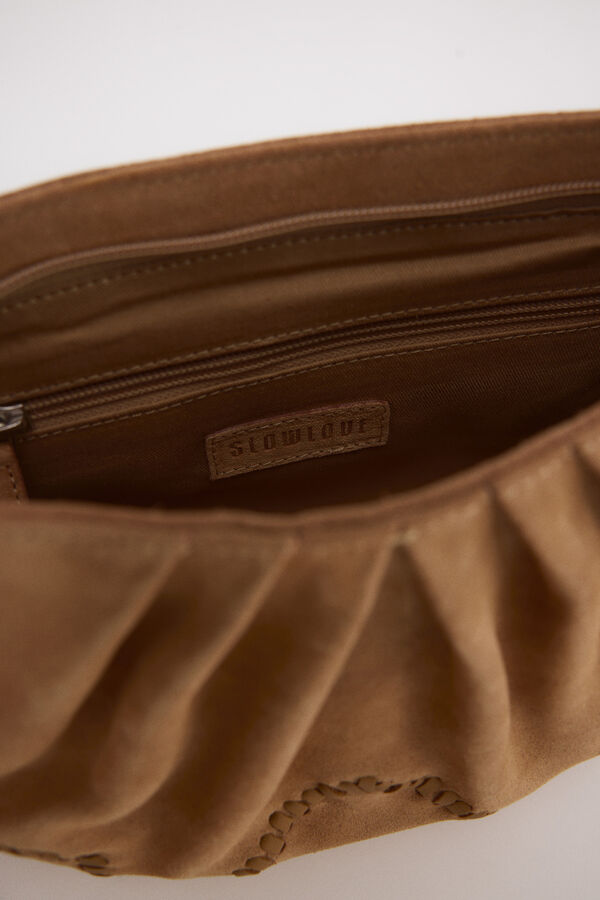 Slowlove Mala a tiracolo em croute Tostado