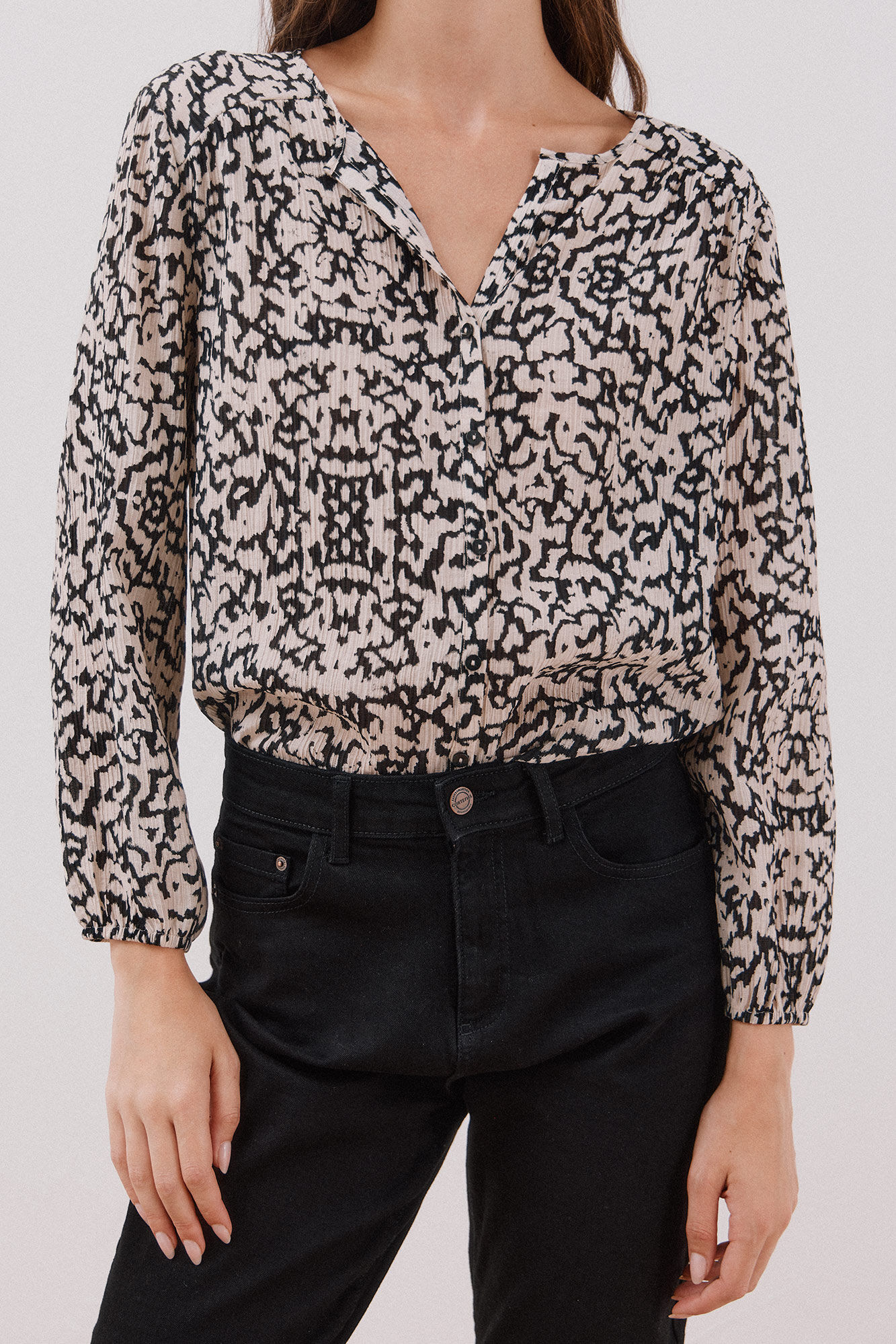 Cortefiel Round neck blouse