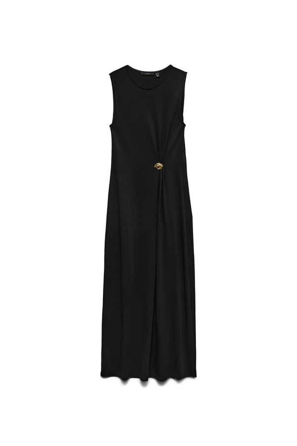 Vero Moda Vestido sem mangas com broche dourado Preto