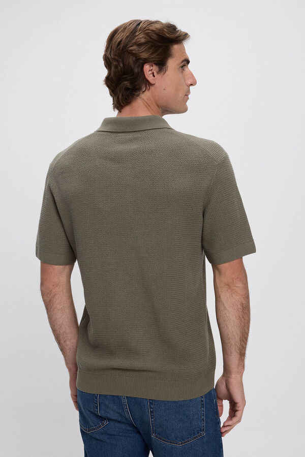 Jack & Jones Camisa polo de malha regular fit Cinzento