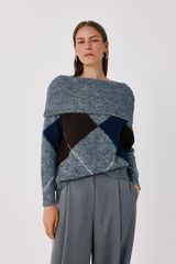 Cortefiel Argyle off-the-shoulder jumper Multicolour