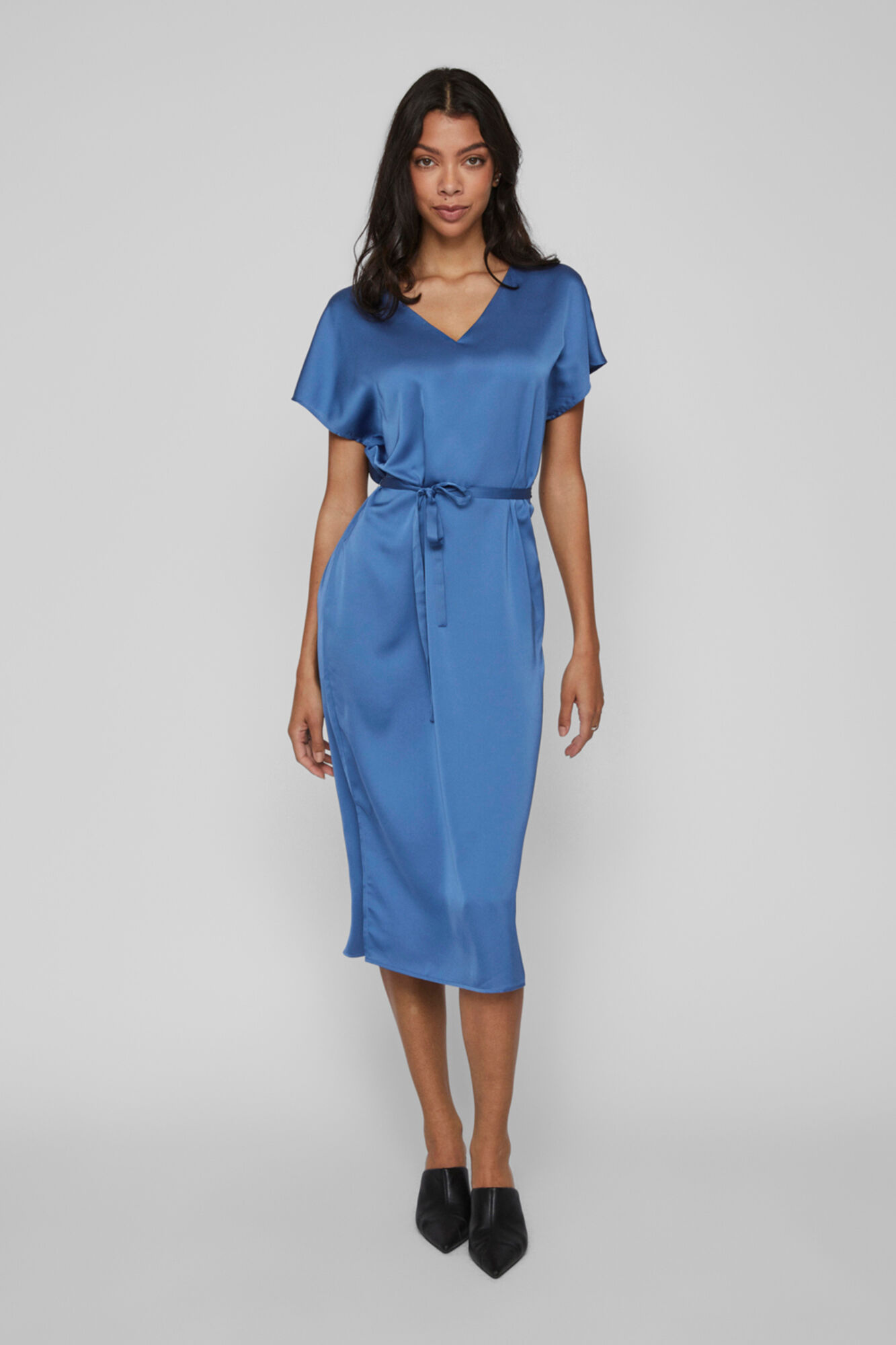 Satin finish dress hot sale