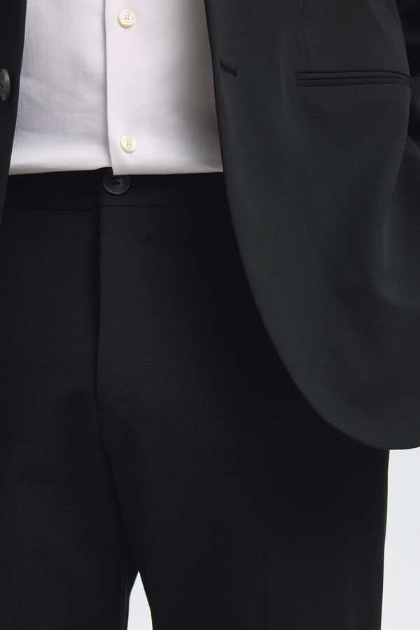 Selected Slim Fit suit trousers Black
