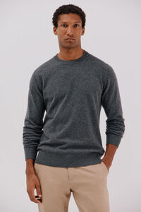 Cortefiel Lambswool jumper with round neck