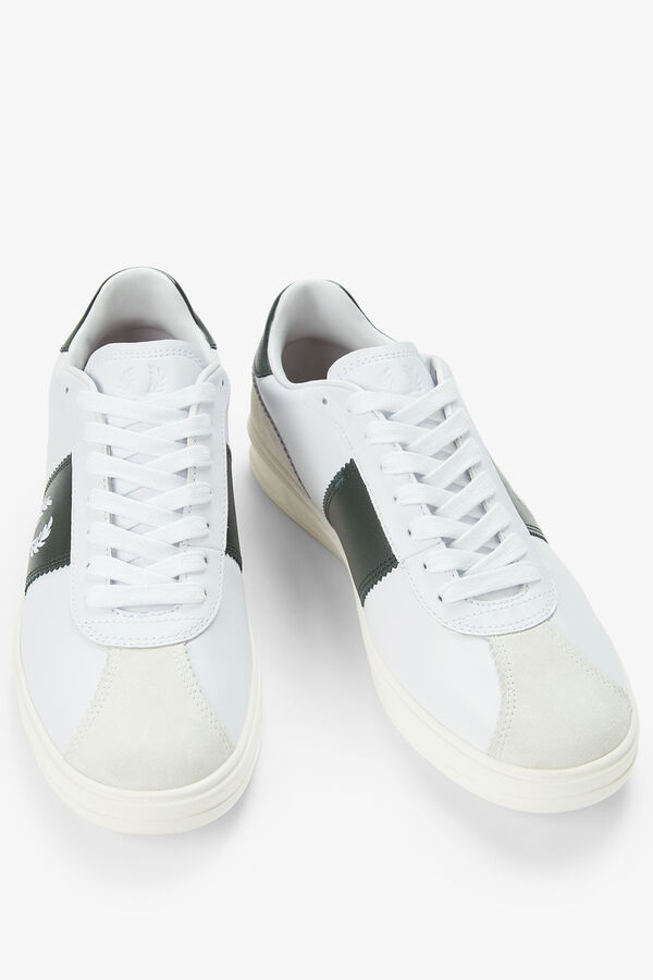 Fred Perry Zapatilla B4 piel Blanco