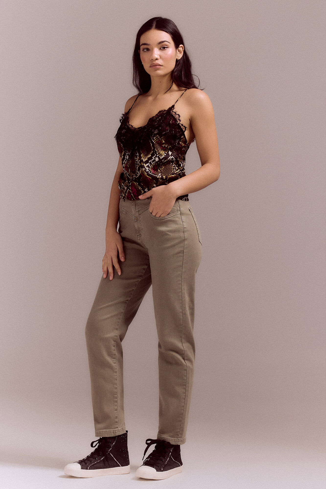 Pantalones mujer Slowlove Nueva Coleccion Cortefiel Oficial