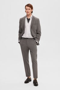 Cortefiel Slim fit suit trousers Grey