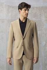 elPulpo Blazer cinza clássico ultraleve Castanho