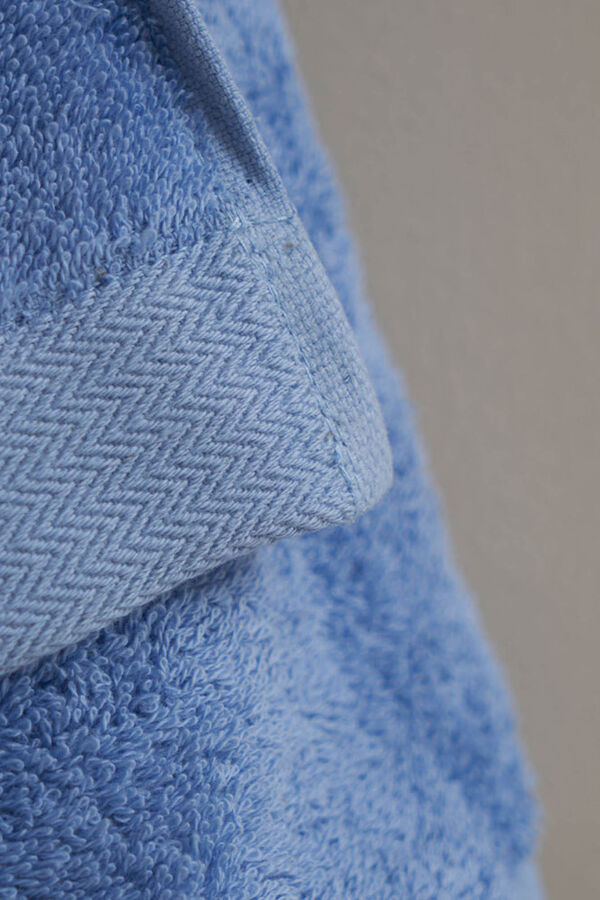 Cortefiel Wonder white 550 GSM terry towelling bath towel 150x100 Blue