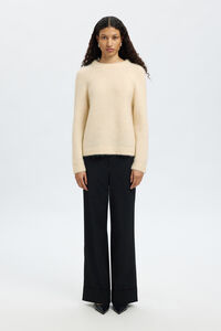 Selected Camisola de la&ccedil;ada de alpaca