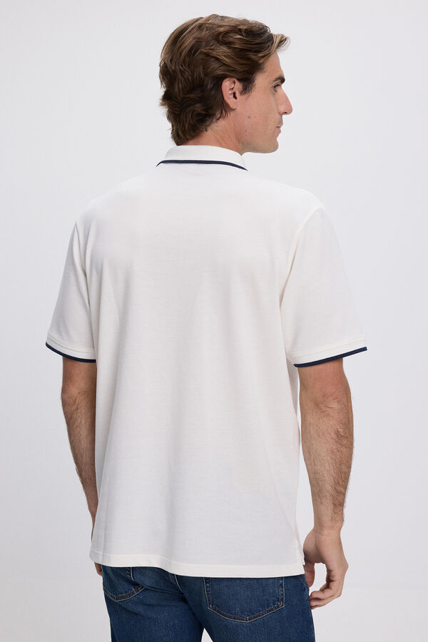 Jack & Jones Polo vivos piqué Blanco