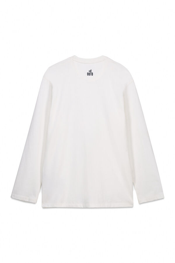 OOTO Camiseta manga larga Blanco