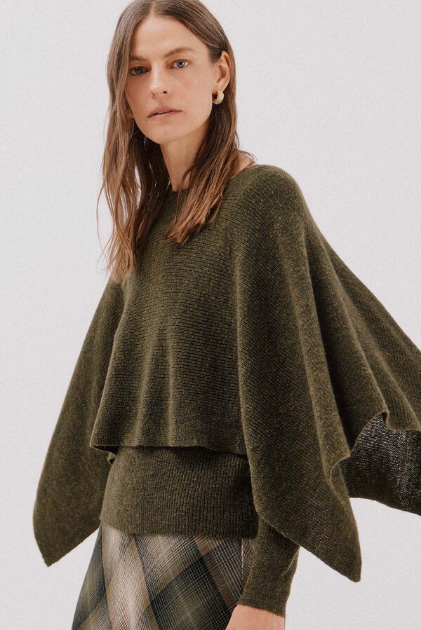 Cortefiel Jersey built-in layer Green