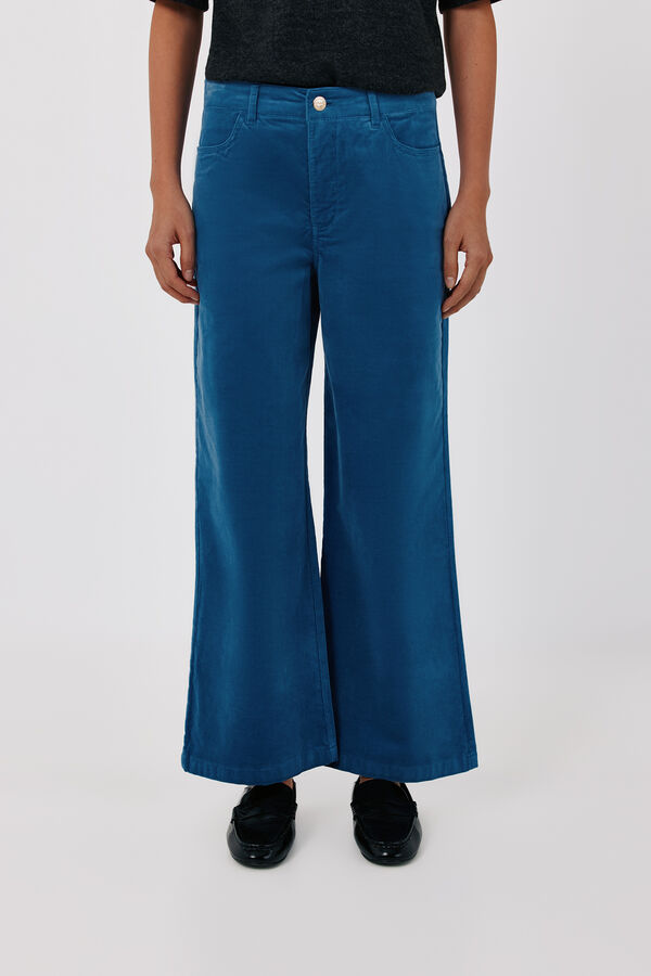 Cortefiel Marine Velvet Sensational jeans Blue