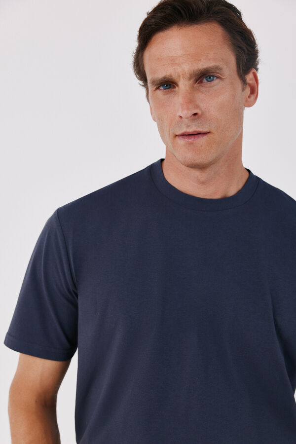 Cortefiel Refined T-shirt Dark grey