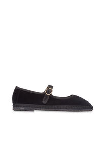 Flabelus Veludo Mary Janes